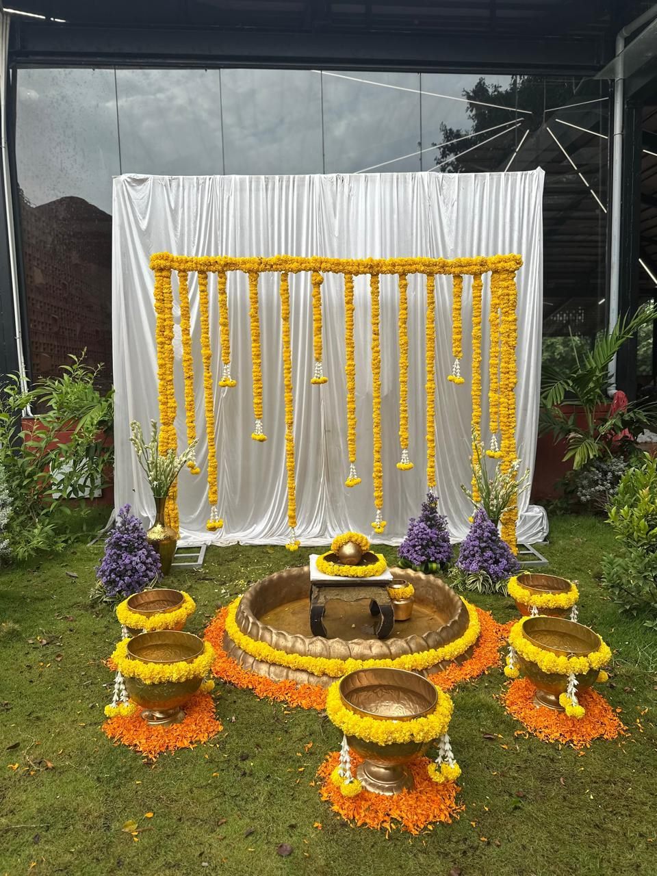 Haldi Setup at ARC Pyramid