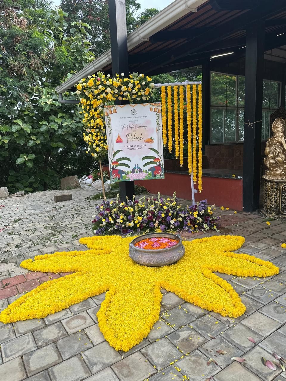 Haldi Entrance at ARC Pyramid