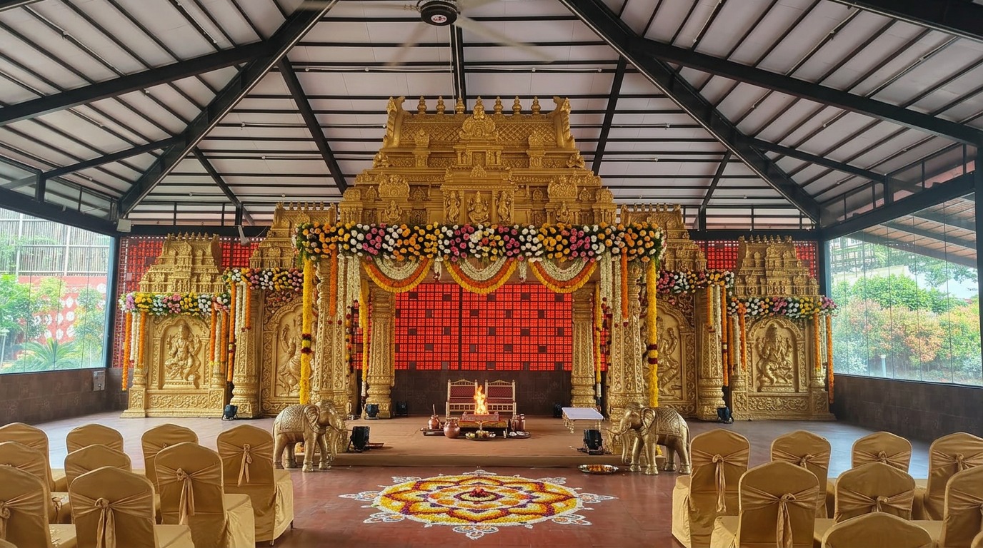Grand Golden Temple Mandap at ARC Pyramid