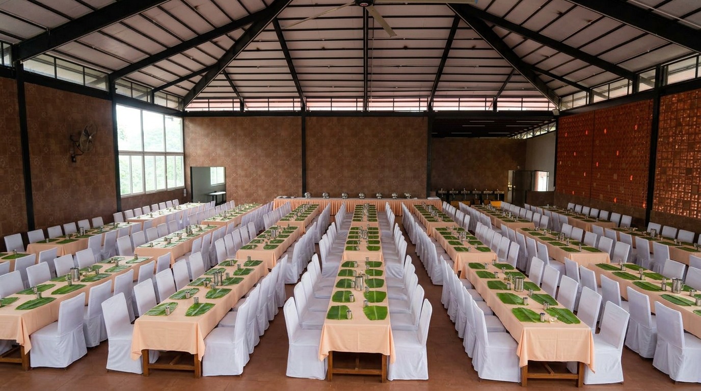 Grand Dining Hall Seating Layout at ARC Pyramid