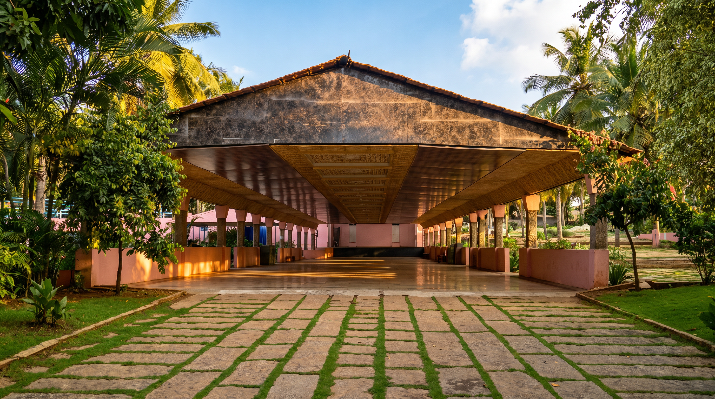 Crazy Park — open lawns and pavilion