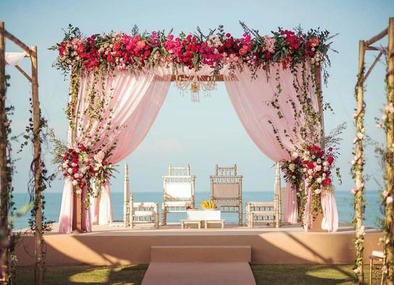 An Outdoor Flower Decoration